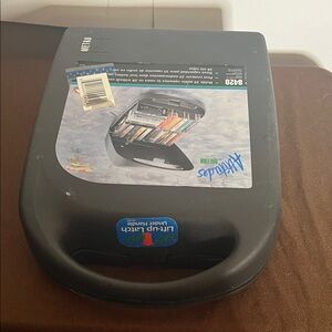 😄Vintage cassette carrying case with tapes holds 20